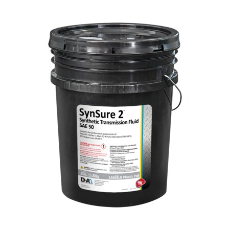 D-A Lubricant Co D-A SynSure 2 Synthetic Gear Oil SAE 50 - 35 Lb Plastic Pail 14608LB